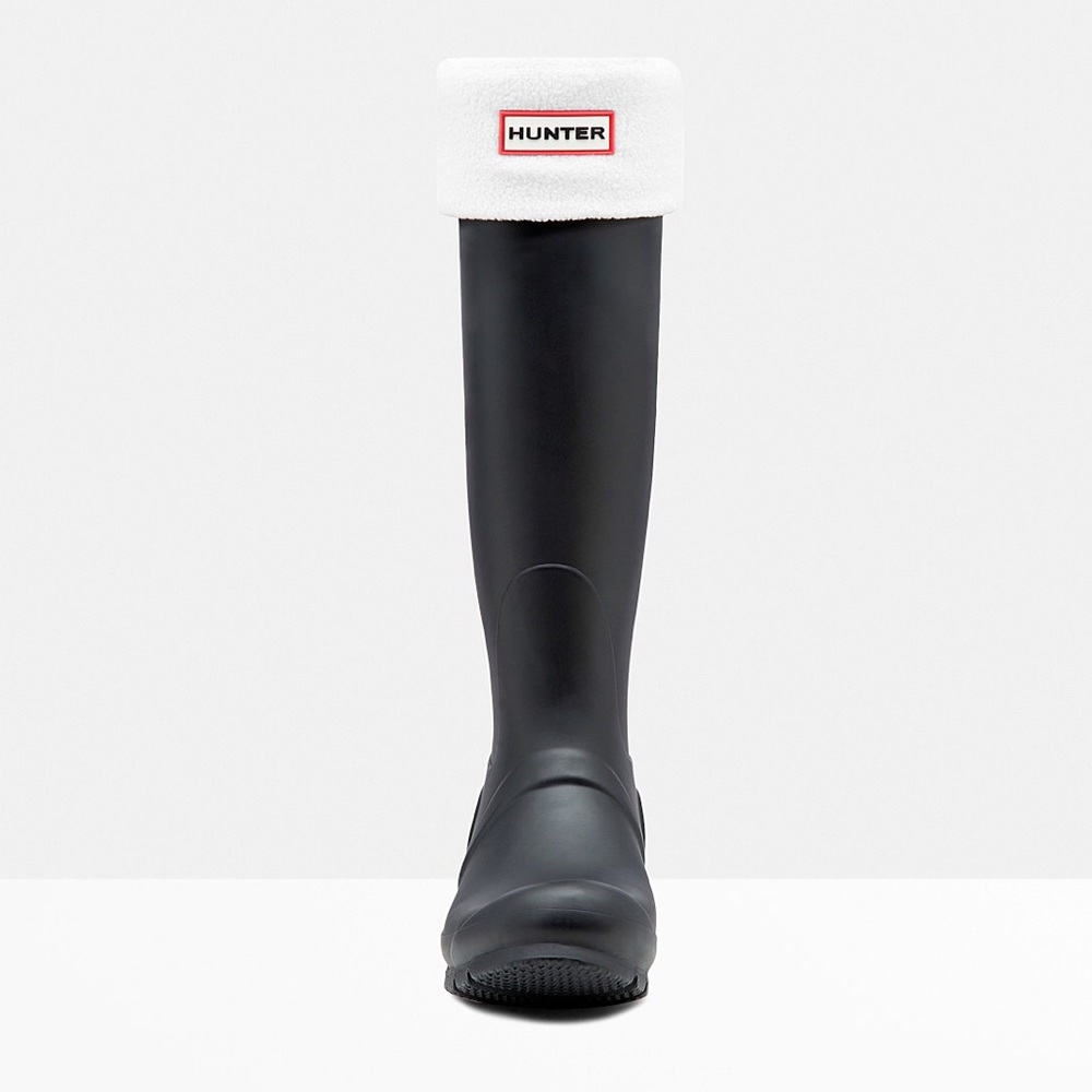 White Fleece Hunter Boot Liners